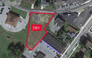 111 Park Street Ebensburg PA Commercial Property Land for lease will build to suit.